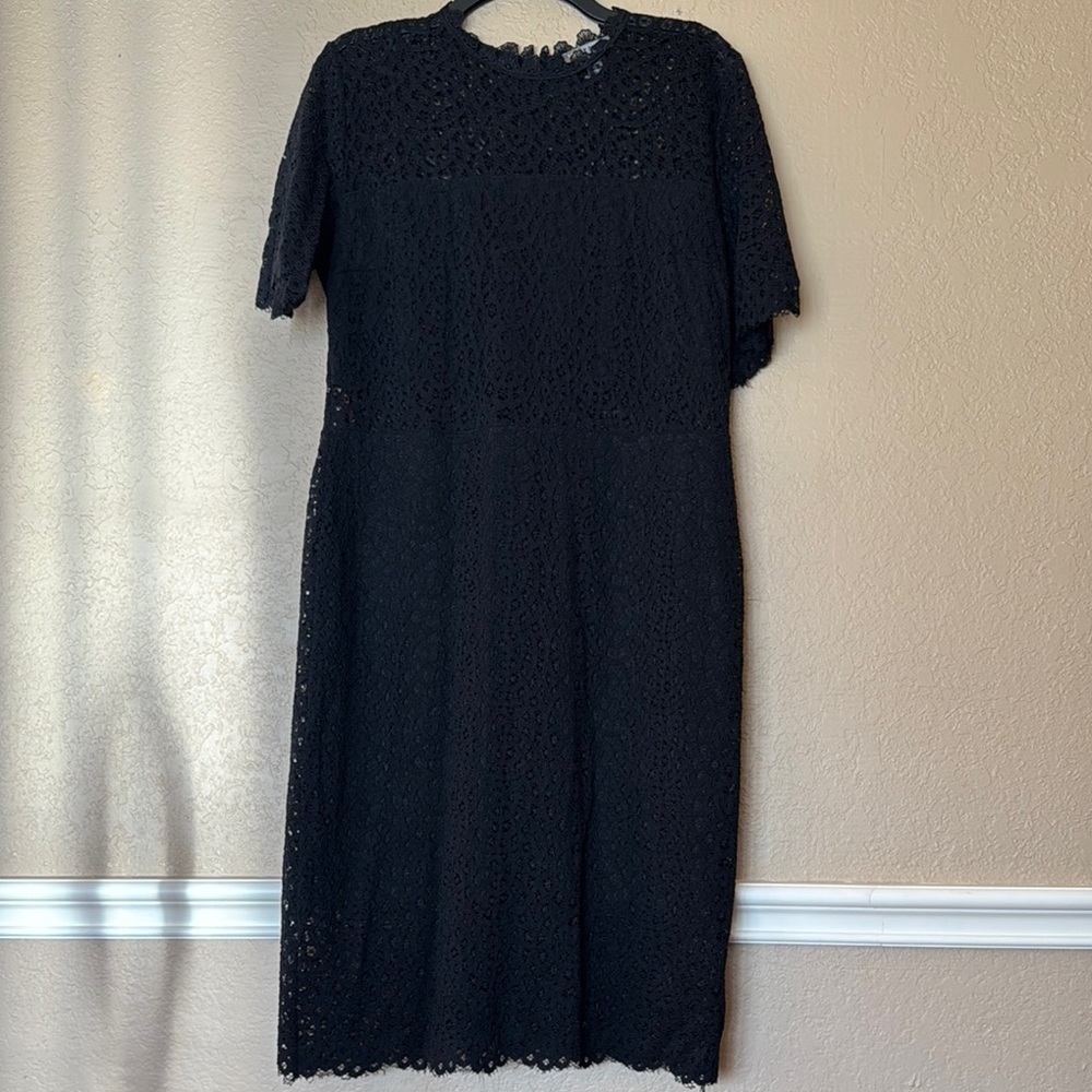 Elegant Black Lace Dress